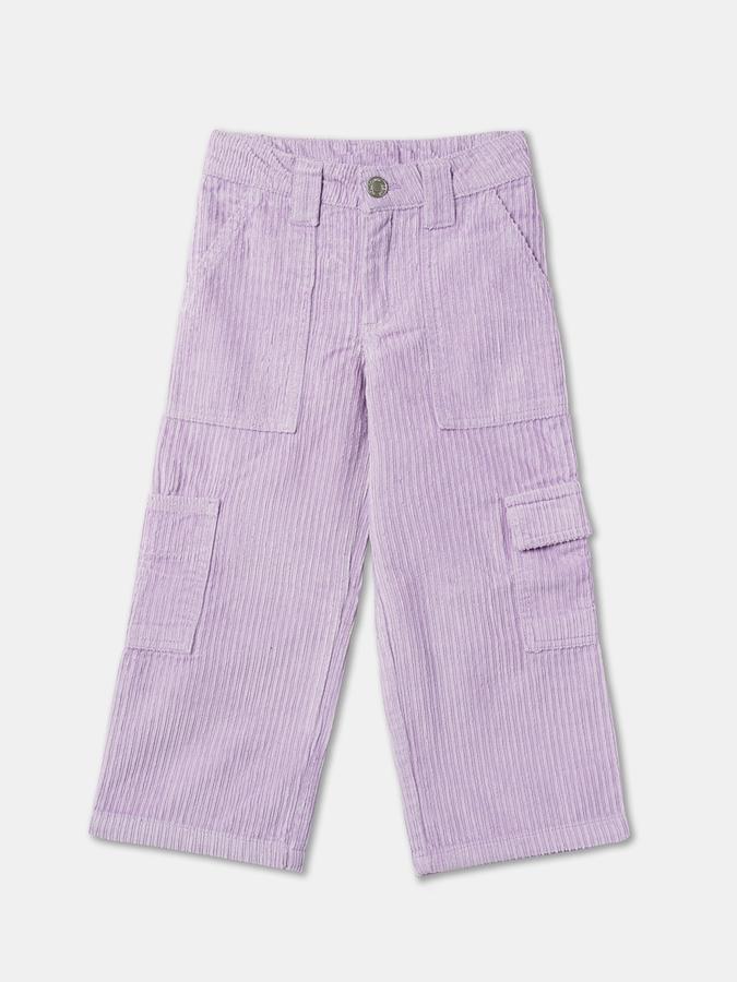 R&B Girl's Fit And Flare Woven Pant