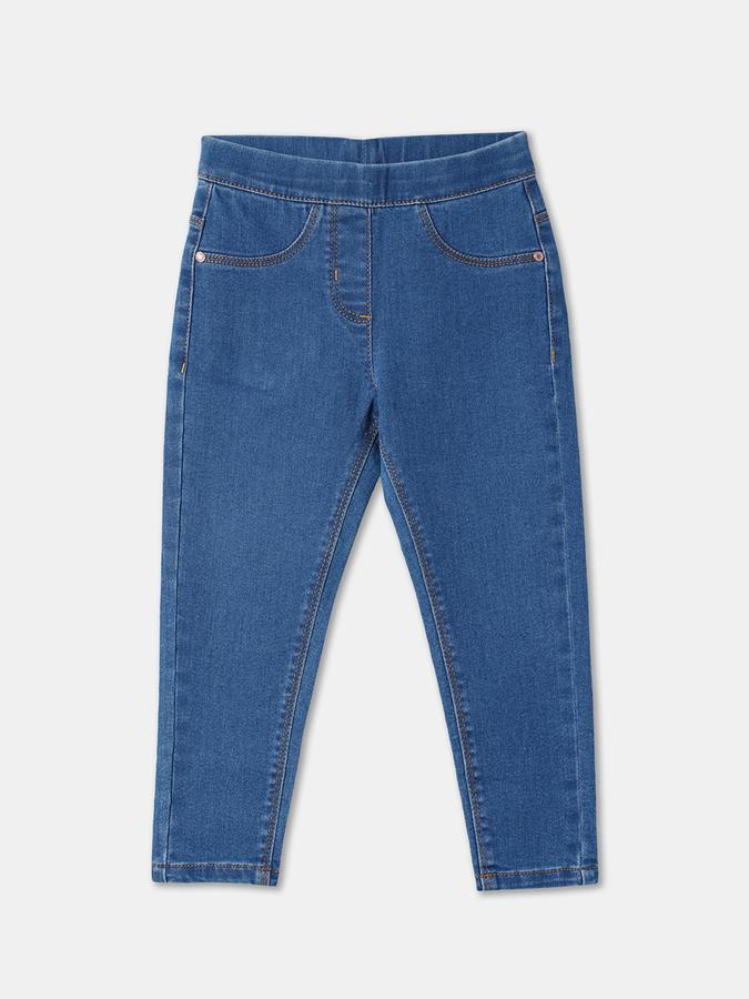 Girls Mid-Rise Straight Fit Jeans image number 0