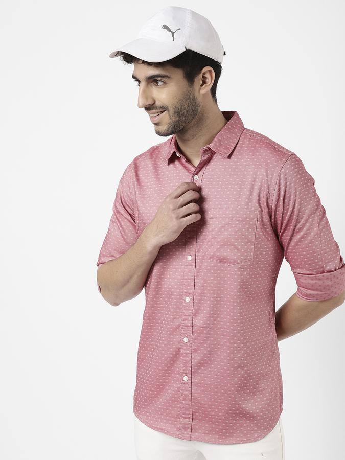 R&B Men Pink Casual Shirts image number 0