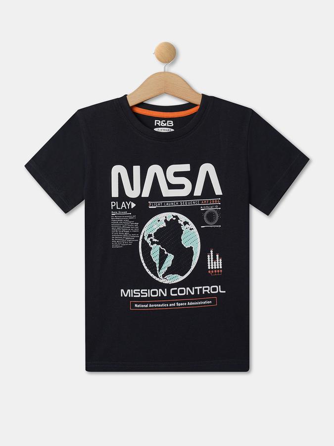 R&B Boys Relaxed Fit Round-Neck T-Shirt image number 0