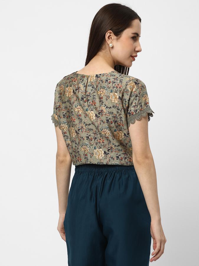 Women Floral Print Top image number 2