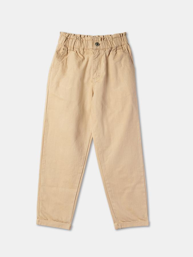 Girls Straight Fit Pleated Pants image number 0