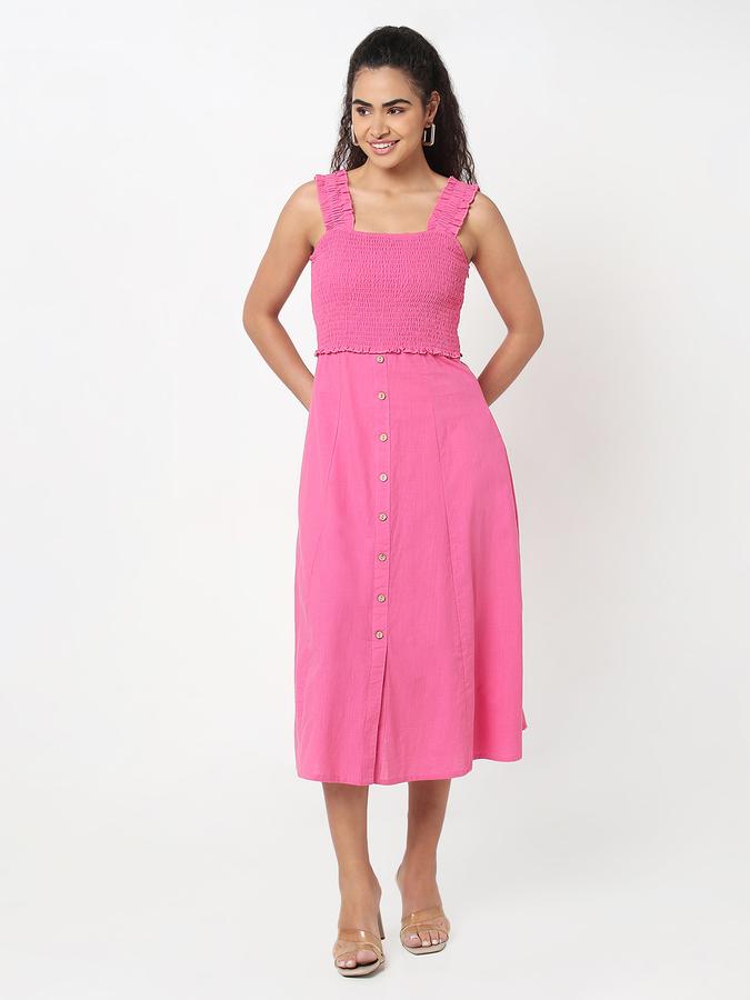 R&B Women A-line Below Knee Dress  image number 1