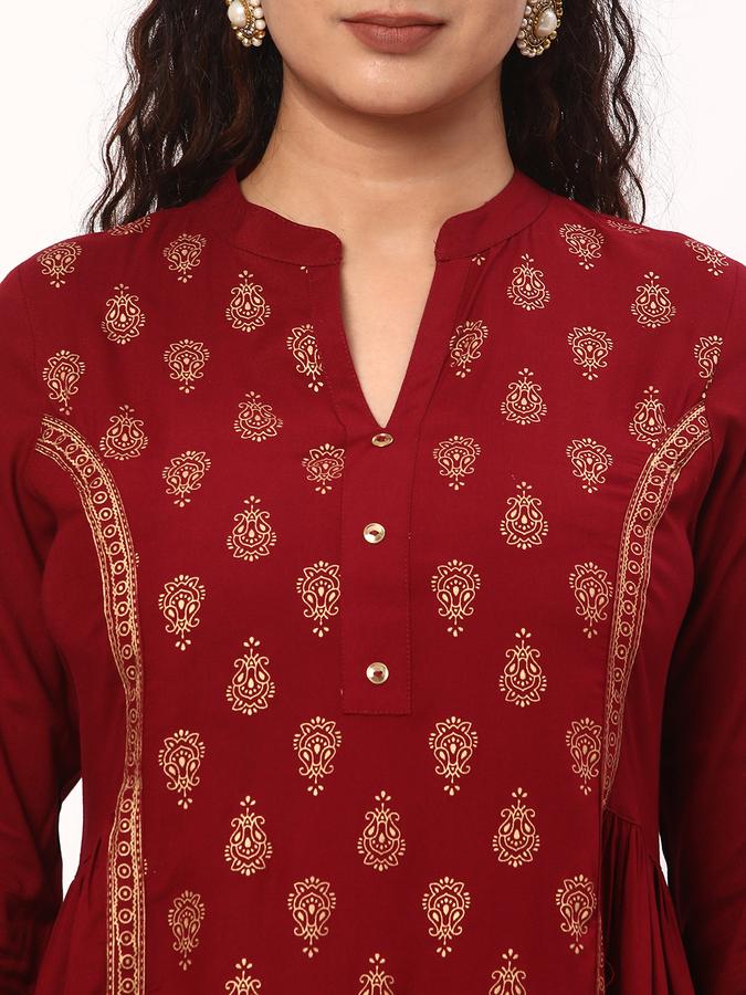 Women Paisley Print A-Line Kurta data-index=