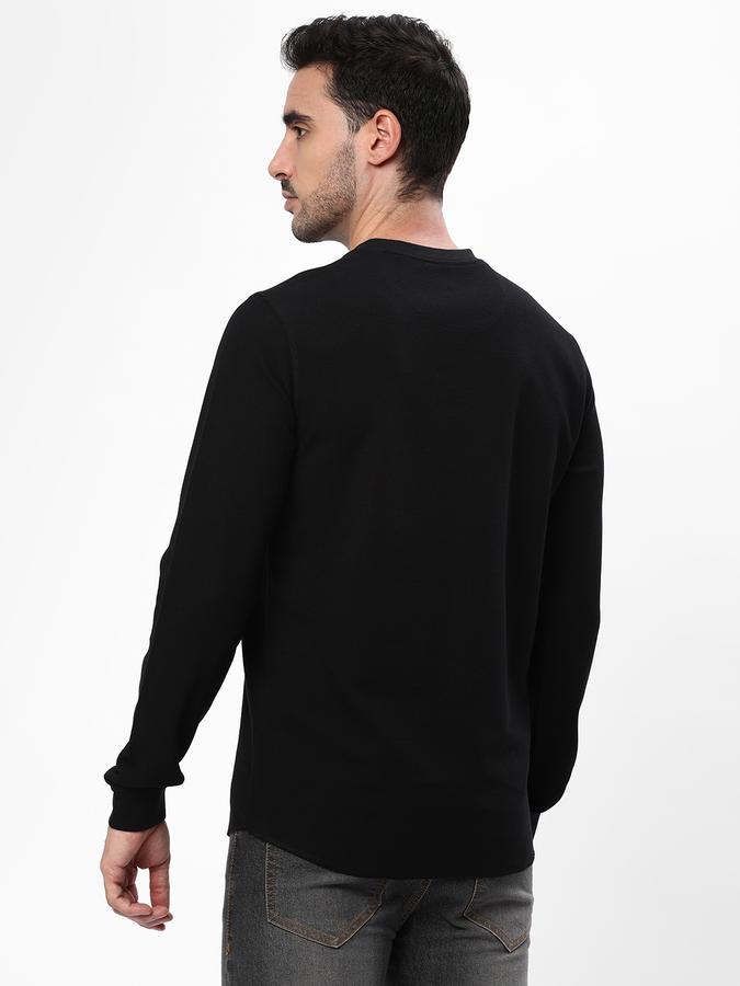 R&B Men's Solid Full Sleeve Structured T-Shirt image number 2