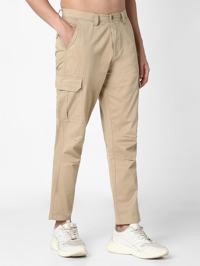 R&B Men's Beige Trousers