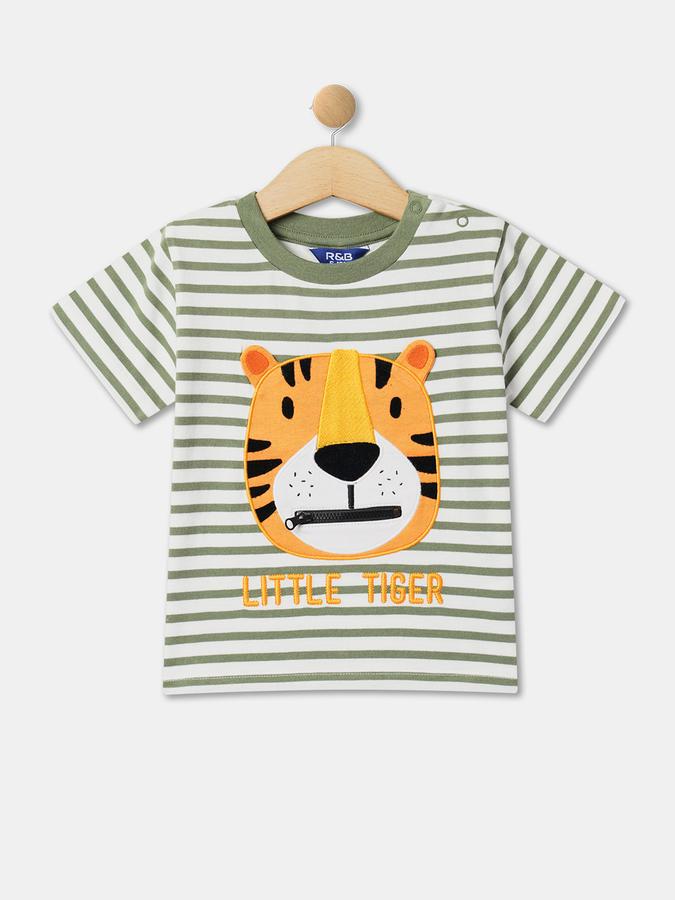 R&B Boys Relaxed Fit Round-Neck T-Shirt