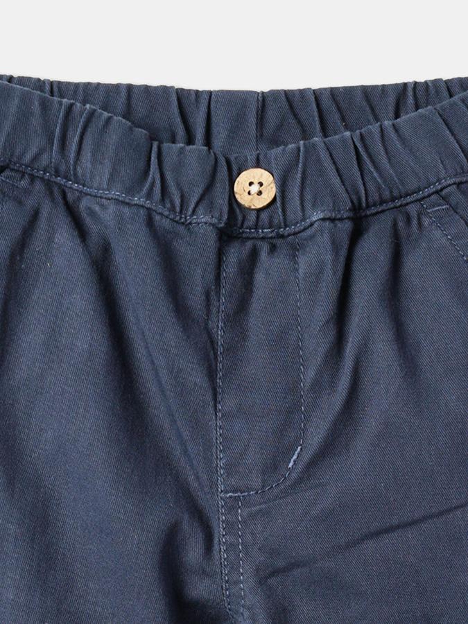 Boys Mid-Rise Straight Fit Cargo Pants image number 3