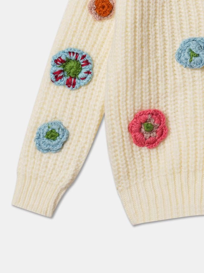 Girls Self-Design Cardigan image number 3