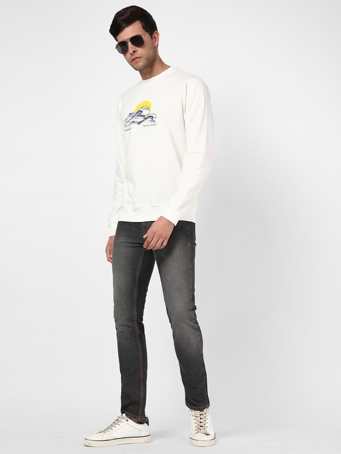 R&B Men White Sweatshirts & Hoodies image number 1