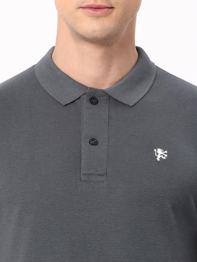 R&B Men's Solid Polo image number 3