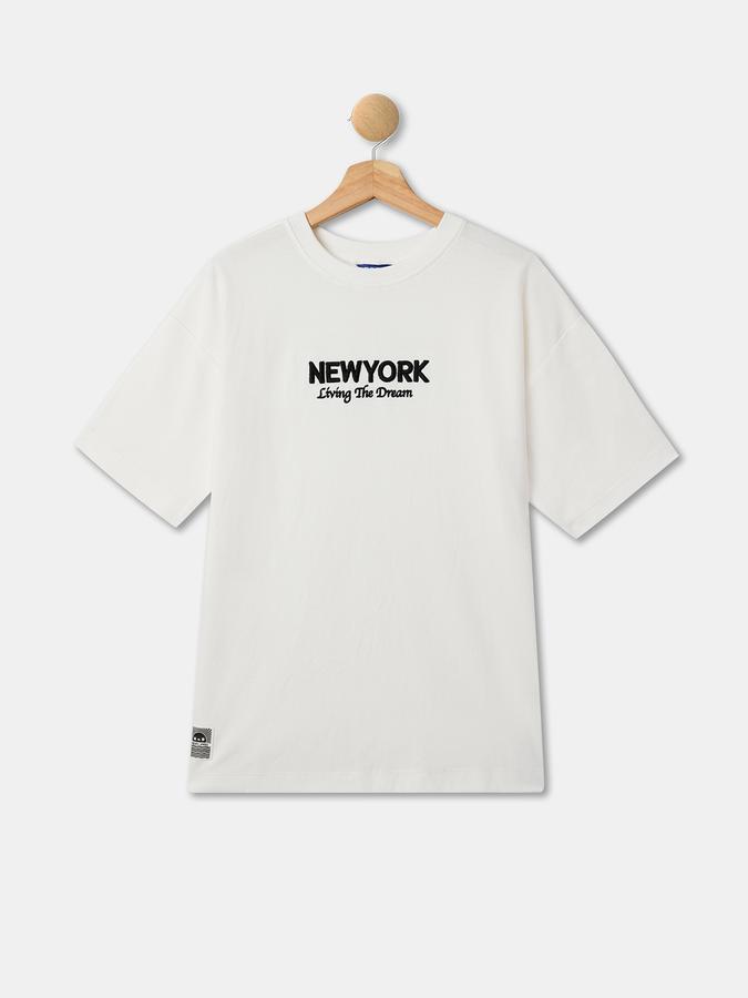 Boys Relaxed Fit Round-Neck T-Shirt