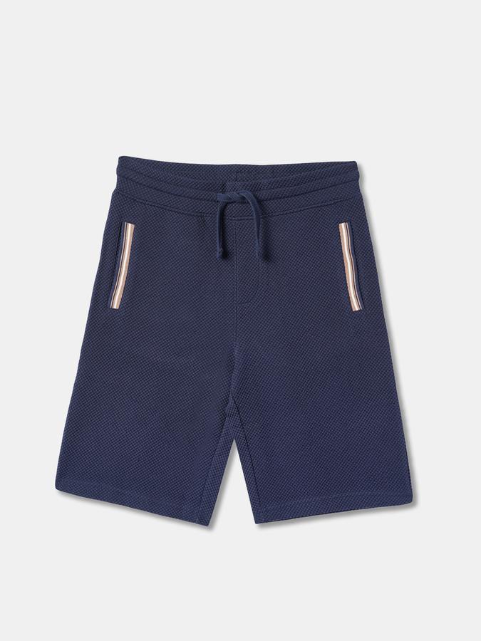 Boys Ribbed T-Shirt & Shorts Set image number 3