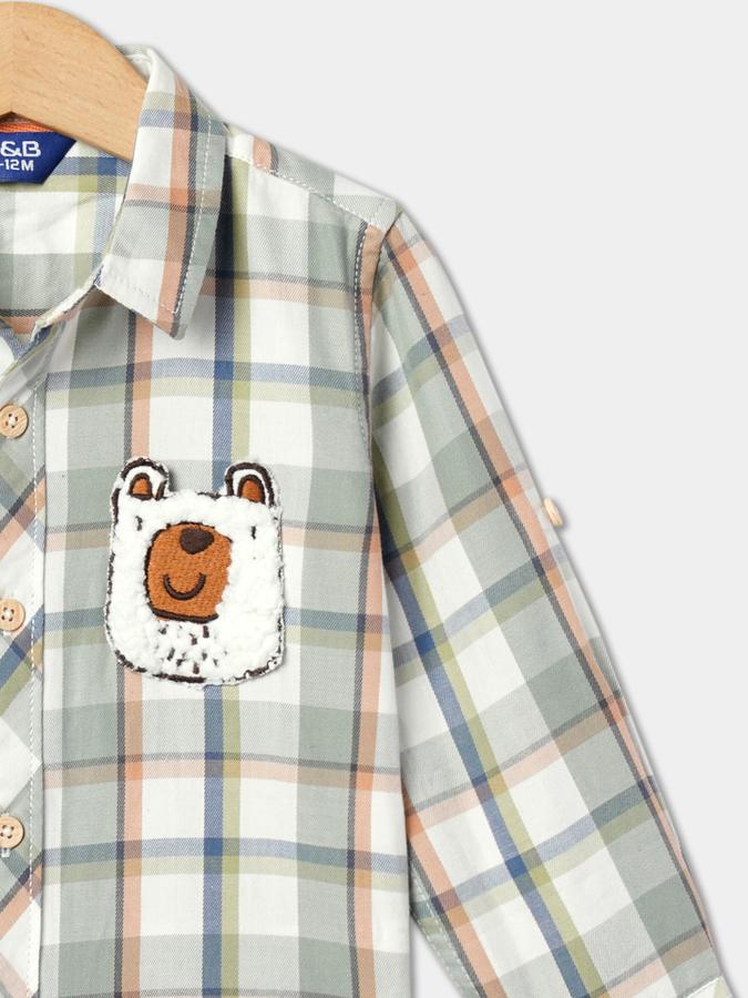 Boys Checked Shirt image number 2