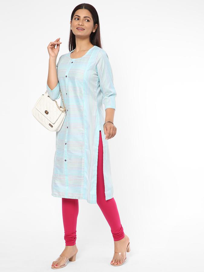 R&B Women Blue Kurta image number 1