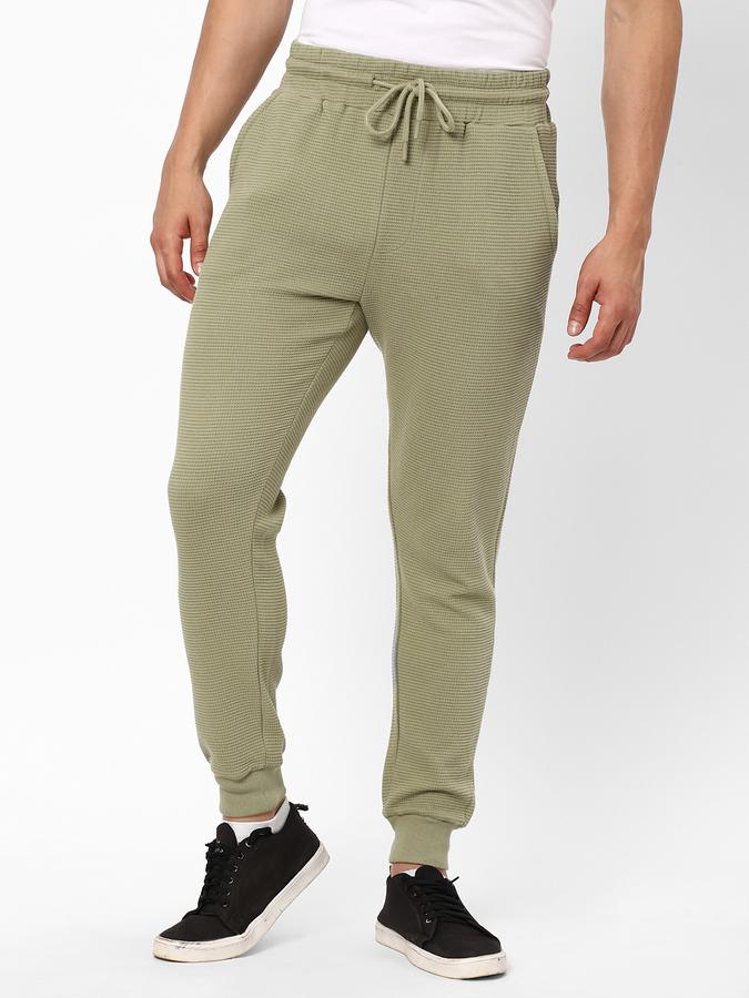Men Flat-Front Straight Fit Jogger Pants image number 0