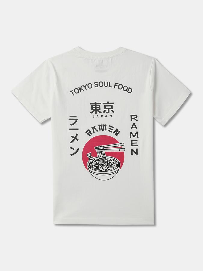 Boys Graphic Print Regular Fit Round-Neck T-Shirt image number 1