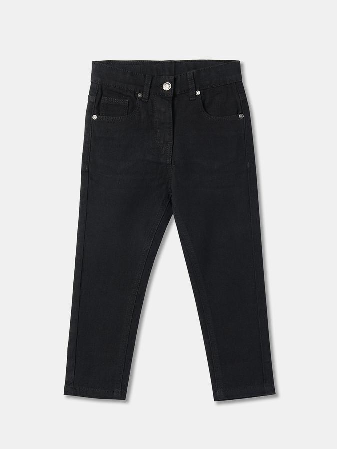 Girls Denim Regular Fit Mid-Rise Clean Look Jeans