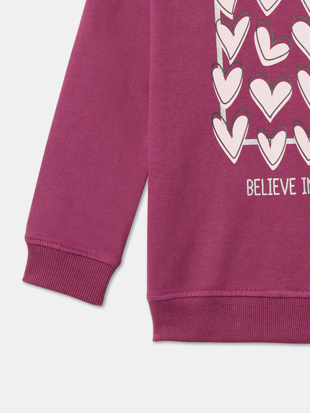 Girls Graphic Print Sweatshirt image number 3