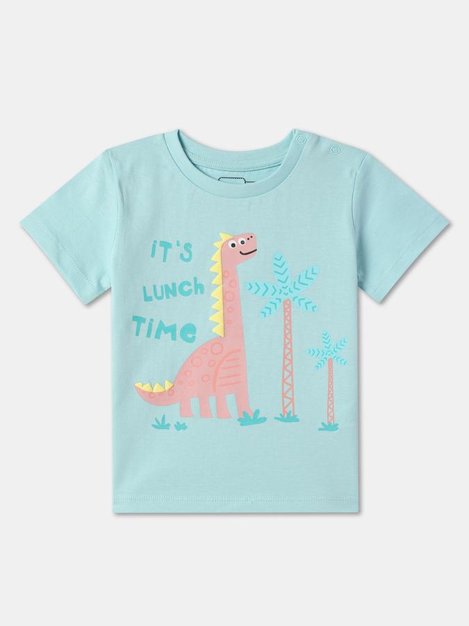 Pack of 3 Boy Graphic Print Round-Neck T-Shirts image number 2