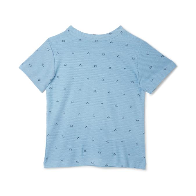 R&B Round Neck Blue T-Shirt image number 0