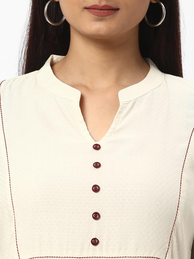 R&B Women's Emb Rayon Tunic 3Q Sleeve image number 3