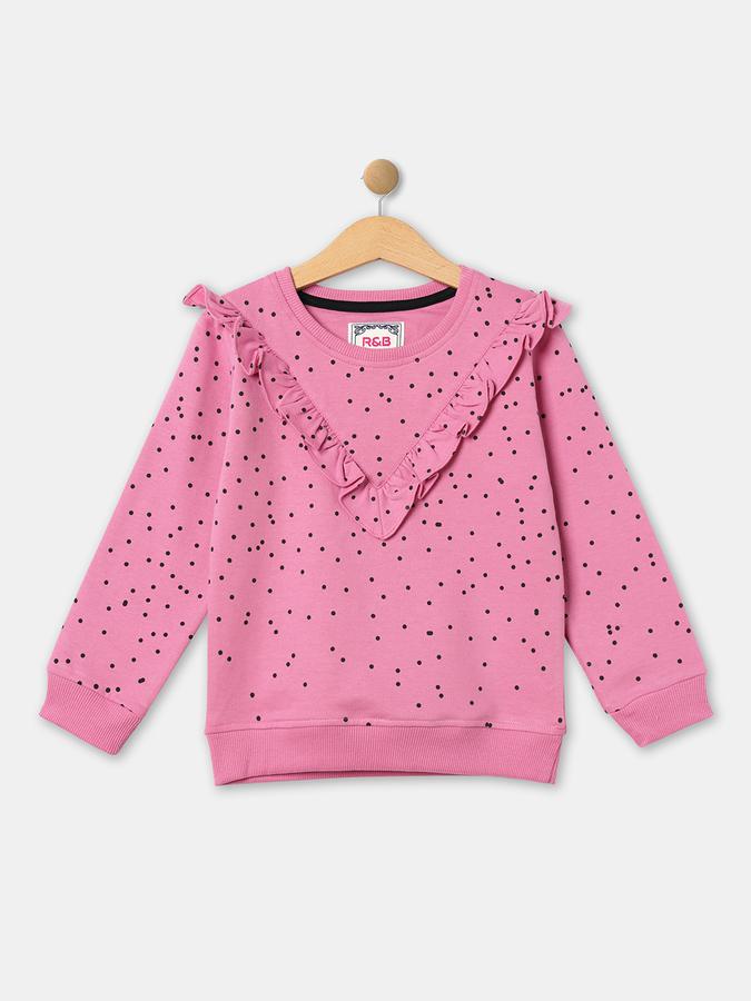 R&B Girls Pink Sweatshirt image number 0