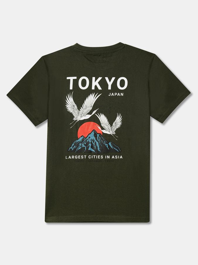 Boy Graphic Print Round-Neck T-Shirt image number 1