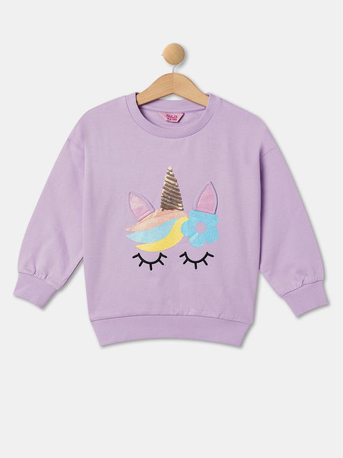 R&B Girls Purple Sweatshirt