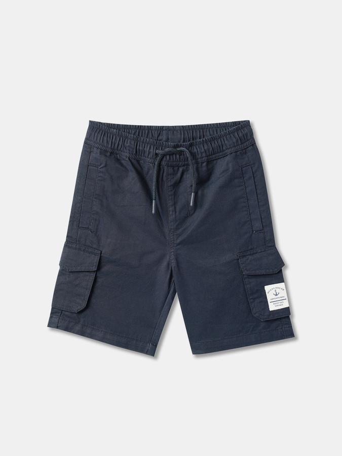 Boys Striped Shirt with Shorts Fashion Set