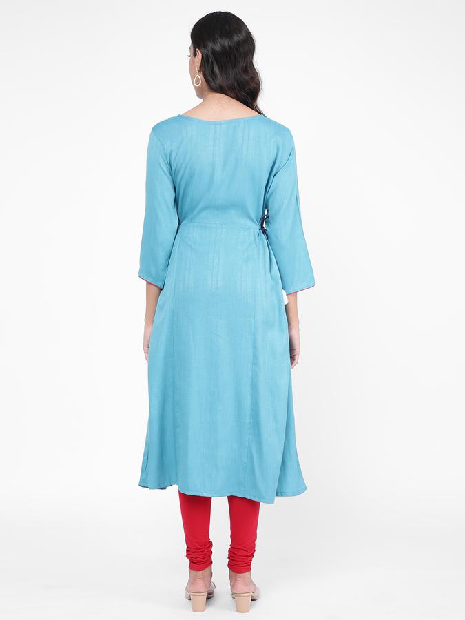 R&B Women Blue Kurta image number 2