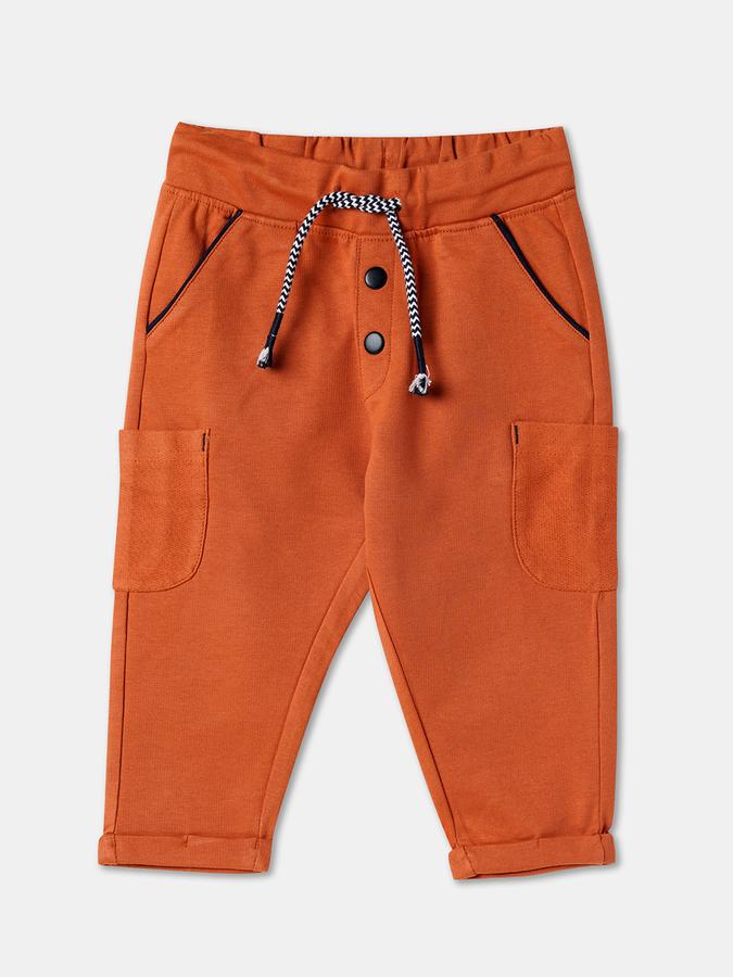 R&B Boys Orange Track Pant & Joggers