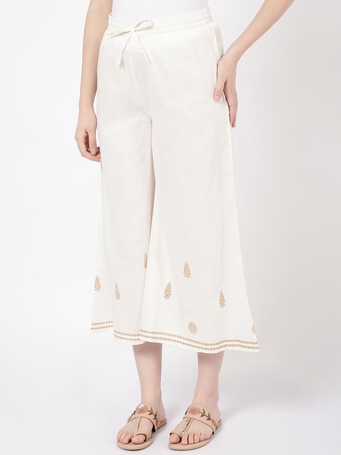 Women Relaxed Fit Palazzos image number 1