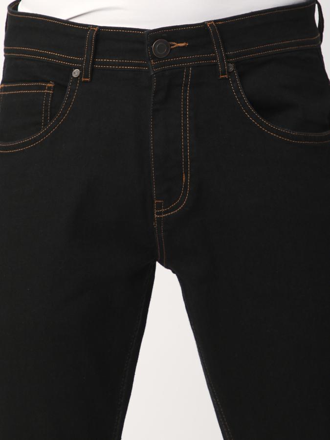Men Solid Casual Jeans image number 3