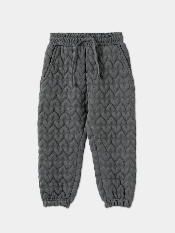 Girls Textured Full Sleeve Knit SweaT-Shirt with Joggers Set