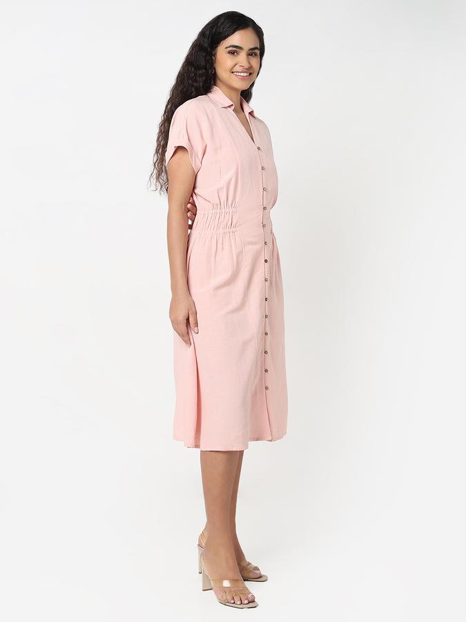 R&B Women A-line Below Knee Dress  image number 3