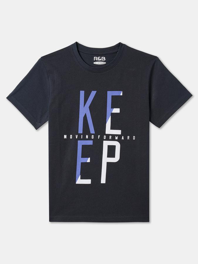 Boys Regular Fit Short Sleeve Crew Neck T-Shirt