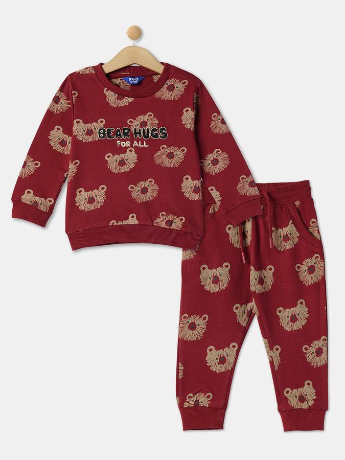 R&B Boys Burgundy Fashion Sets