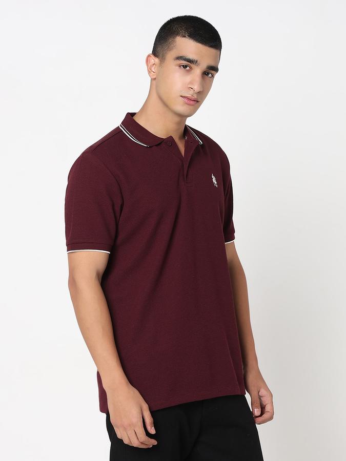 MENS TEXTURE POLO image number 3
