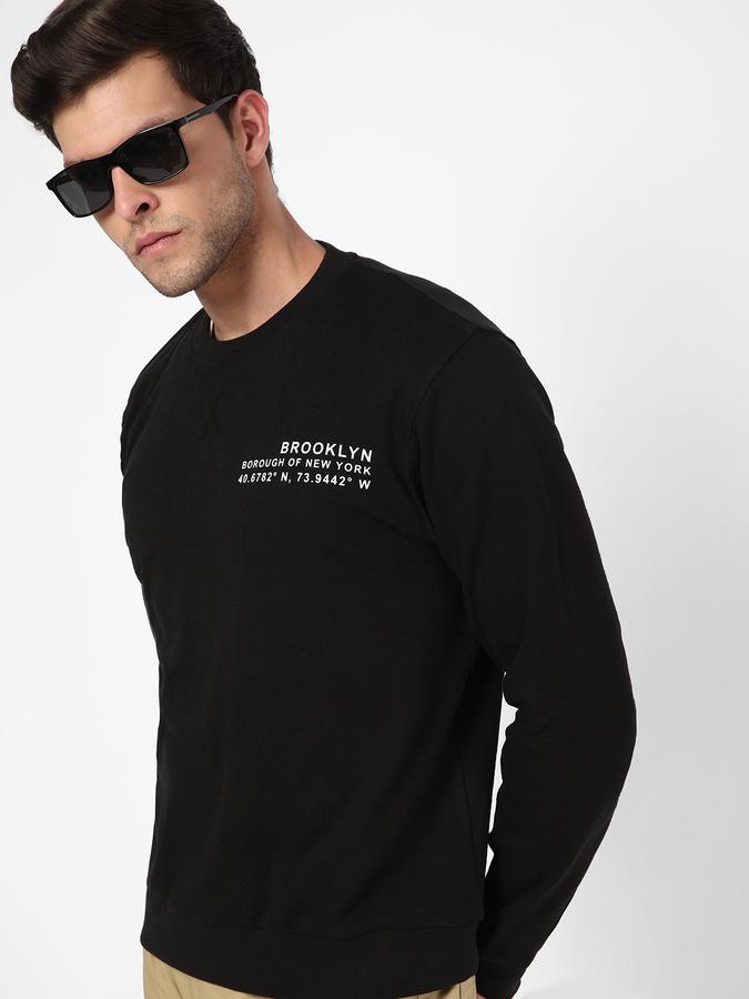 R&B Men Black Sweatshirts & Hoodies image number 0