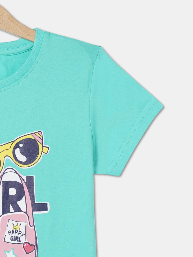 R&B Girl's Round Neck Graphic Tee image number 2