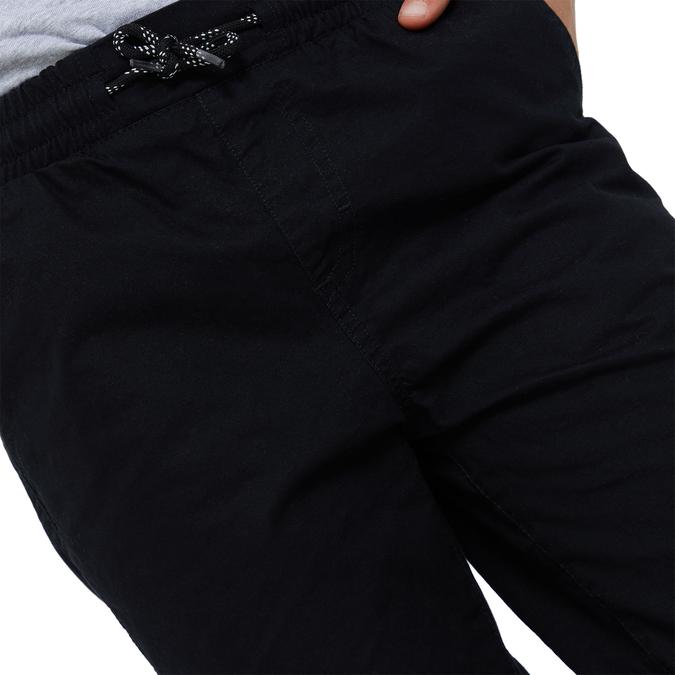R&B Cropped Length Black shorts image number 3