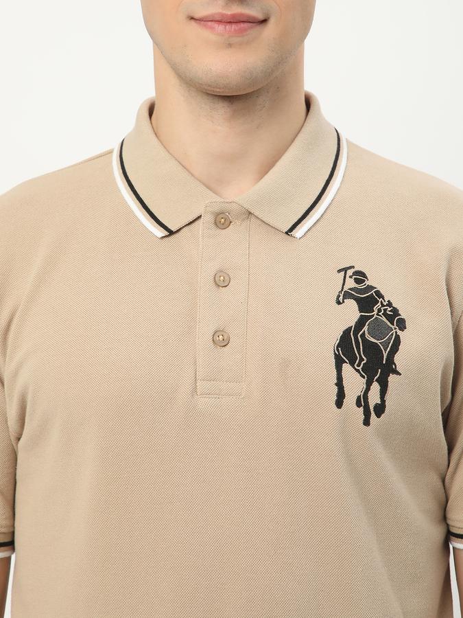 Men Regular Fit Polo T-Shirt image number 3