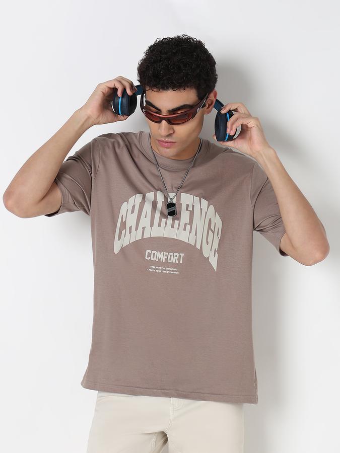 Printed Men Round Neck T-Shirt 