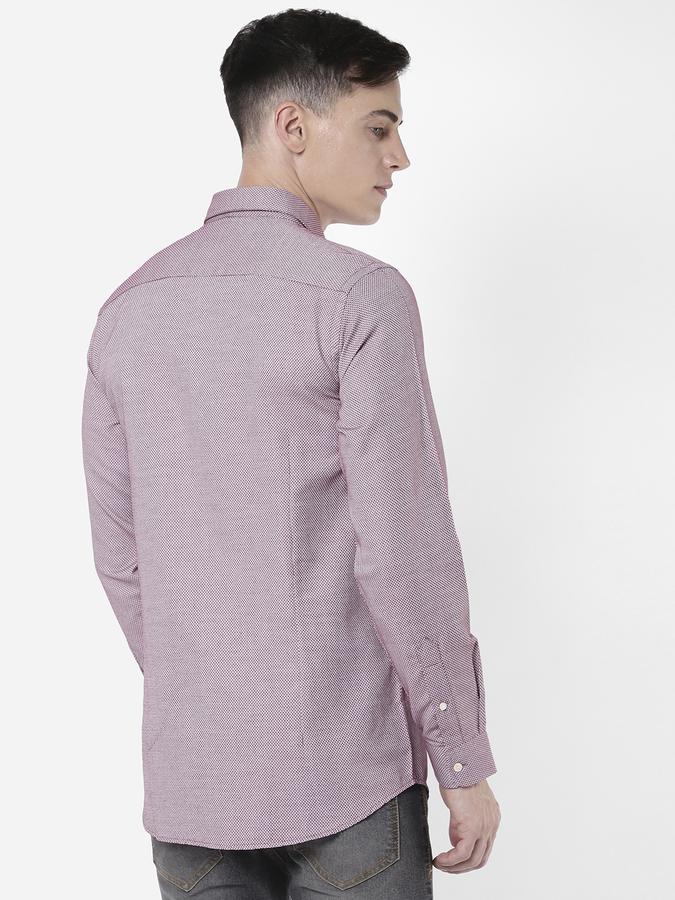R&B Purple Men Formal Shirts image number 2