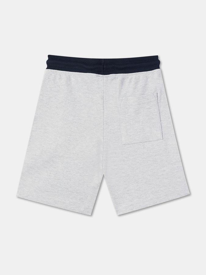Boys Cotton Relaxed Fit Pull-On Clean Hem Shorts