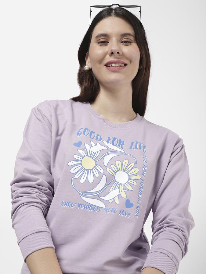 R&B Women Purple Sweatshirt