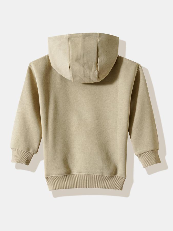 Boys Cotton Relaxed Fit Hooded Graphic Hoodie