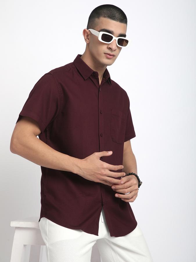 Men Solid Casual Shirt