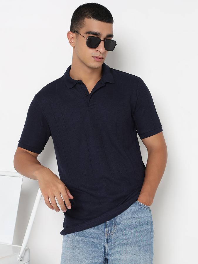 R&B MENS TEXTURE POLO